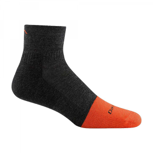 Darn Tough Men's Steely 1/4 Midweight Cushion Sock - XL - Graphite