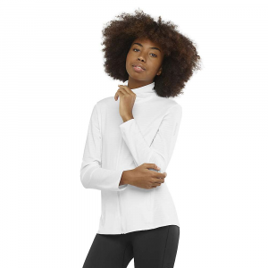 Salomon Women's Outrack Full Zip Midlayer Jacket - Large - White