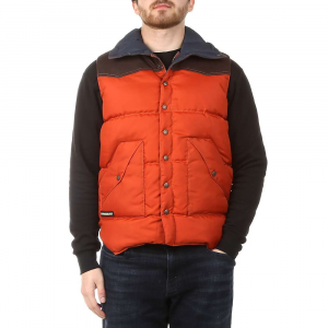 Powderhorn Men’s The Original Leather Vest – Large – Jackson Orange