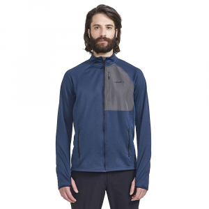 Craft Sportswear Men's Adv Tech Fleece Thermal Midlayer Jacket - XL - Tide / Blaze