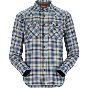 Simms Men's Santee Flannel Shirt - XL - Admiral Blue / Navy Camp Plaid