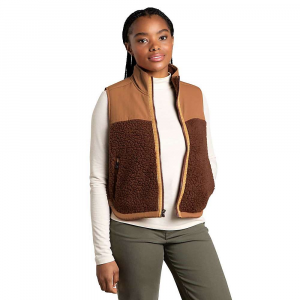 Toad & Co Women’s Sespe Sherpa Vest – Small – Dark Roast