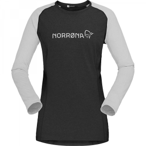 Norrona Women's Equaliser Lightweight Long Sleeve - Large - Mykonos Blue / Aquarius