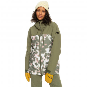 Roxy Women’s Stated Jacket – Small – Deep Lichen Green Nimal