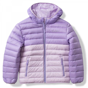 Eddie Bauer Girls' CirrusLite Reversible Down Hooded Jacket - Large - Lavender