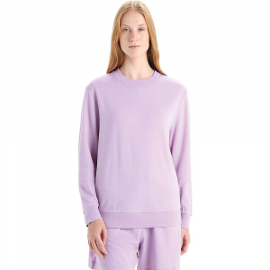 Icebreaker Women's Crush LS Sweatshirt - Small - Purple Gaze