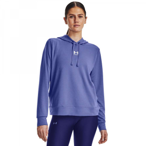 Under Armour Women's Rival Terry Hoodie - Small - Baja Blue / White