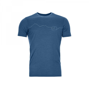 Ortovox Men's 150 Cool Mountain T-Shirt - XL - Mountain Blue