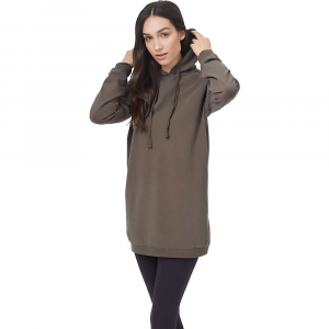 Tentree Women's Oversized French Terry Hoodie - Small - Black Olive Green