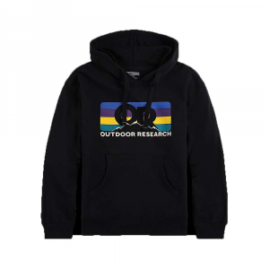 Outdoor Research Advocate Stripe Hoodie - Large - Black