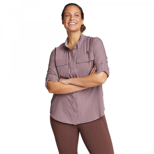 Eddie Bauer First Ascent Women's Guide UPF Field LS Shirt - Large - Dusty Violet
