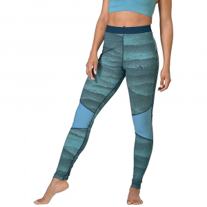 Odlo Women's Whistler Eco BL Long Bottom - Large - Reef Waters / Blue Wing Teal