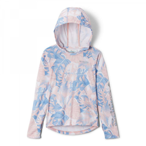 Columbia Youth Girls' Super Tidal Hoodie - XL - Satin Pink Philo Palms