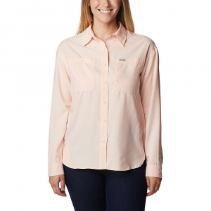 Columbia Women's Silver Ridge Utility LS Shirt - Small - Peach Blossom