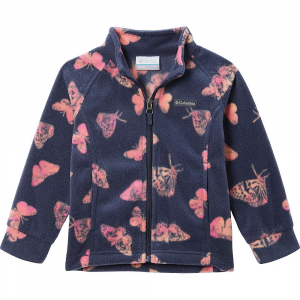 Columbia Toddler Girls' Benton Springs II Printed Fleece Jacket - 2T - Nocturnal Flutter Wonder