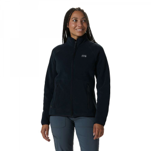 Mountain Hardwear Women's Polartec Double Brushed Full Zip Jacket - Large - Stone
