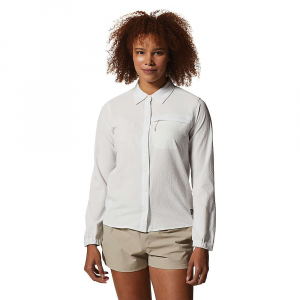 Mountain Hardwear Women's Sunshadow LS Shirt - Small - Grey Ice