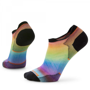 Smartwool Run Zero Cushion Pride Rainbow Printed Low Ankle Sock - XL - Multi Color