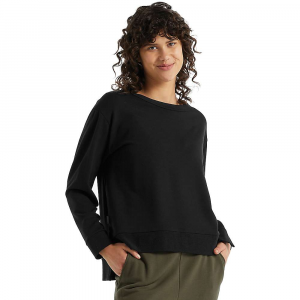 Icebreaker Women's Dalston LS Sweatshirt - Small - Black