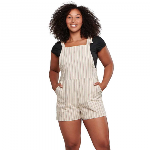 Toad & Co Women's Taj Hemp Shorterall - XL - Egret Thin Stripe