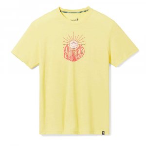 Smartwool Sun Graphic SS Tee - XL - Canary Heather