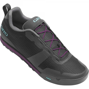 Giro Women's Tracker Fastlace Bike Shoe - 40 - Black / Throwback Purple