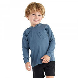 Free Fly Toddlers' Bamboo Shade Hoody - 2T - Slate Blue