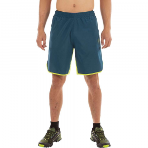 La Sportiva Men's Sudden 8 Inch Short - XL - Storm Blue / Lime Punch