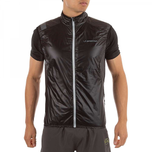 La Sportiva Men's Blizzard Windbreaker Vest - Large - Black / Carbon
