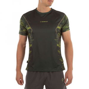 La Sportiva Men's Pacer T-Shirt - Medium - Forest / Lime Punch
