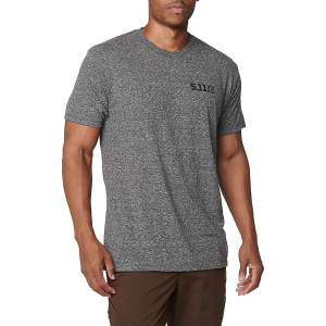 5.11 Men's Triblend Legacy SS Tee - Small - Charcoal Heather
