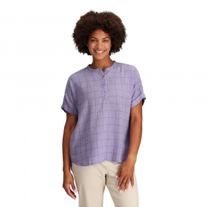 Outdoor Research Women's Aslan Pullover SS Shirt - Medium - Lavender