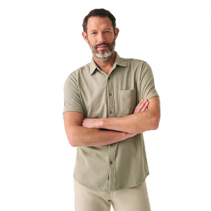 Faherty Men's Knit Seasons SS Shirt (Single Pocket) - XL - Coastal Sage