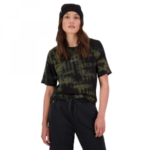Mons Royale Women's Icon Relaxed Tee - Tie Dyed - Large - Olive Tie Dye