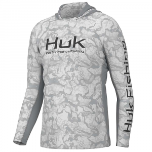 Huk Men's Icon X Inside Reef Hoodie - XL - Harbor Mist