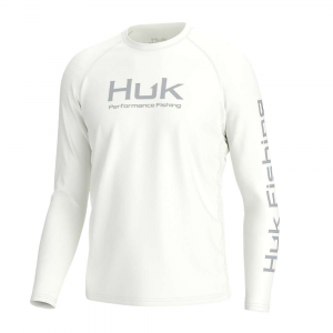 Huk Men's Vented Pursuit Top - Large - White