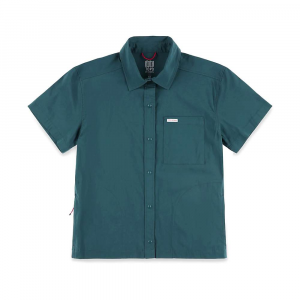 Topo Designs Women's Global SS Shirt - Medium - Pond Blue