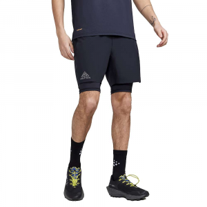 Craft Sportswear Men's Pro Trail 2IN1 Short - Small - Black