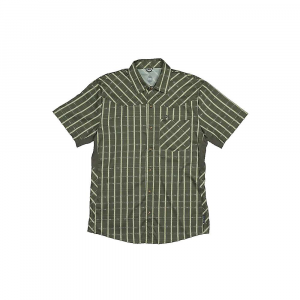 Club Ride Men's New West Printed Shirt - XL - Wired Clover Green