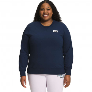 The North Face Women's Plus Heritage Patch Crew - 3X - Summit Navy