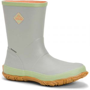 Muck Women's Forager Mid 9 Inch Boot - 8 - Light Grey / Resida Green