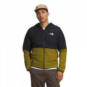 The North Face Men's Mountain Sweatshirt Hoodie - Large - Sulphur Moss / TNF Black