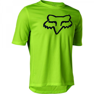 Fox Youth Ranger SS Jersey - Large - Fluorescent Yellow