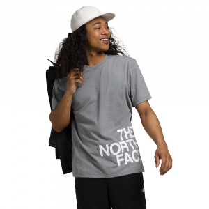 The North Face Men's Brand Proud SS Tee - Medium - TNF Medium Grey Heather / TNF White