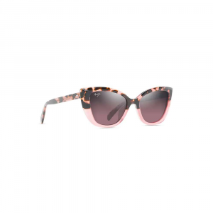 Maui Jim Blossom Polarized Sunglasses - One Size - Pink Havana / Rose / Maui Rose