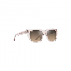 Maui Jim Aloha Lane Polarized Sunglasses - One Size - Transparent Pink / HCL Bronze