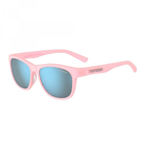 Tifosi Swank SL Sunglasses - One Size - Satin Crystal Blush/Smoke Bright Blue