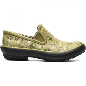 Bogs Women's Patch Slip On Shoe - Bees - 10 - Olive