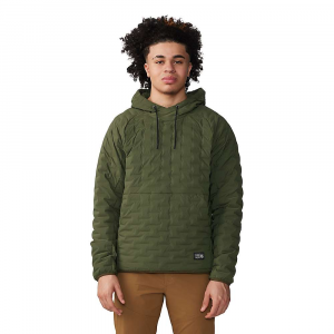 Mountain Hardwear Men's Stretchdown Light Pullover Hoody - XL - Surplus Green