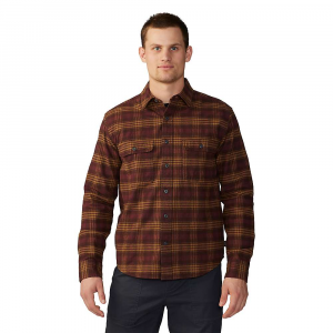 Mountain Hardwear Men's Cotton Flannel LS Shirt - XL - Washed Raisin Oslo Plaid